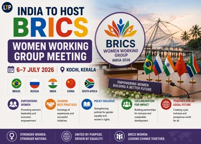 India to Host BRICS Women Working Group Meeting in Kochi from 6-7 July 2026