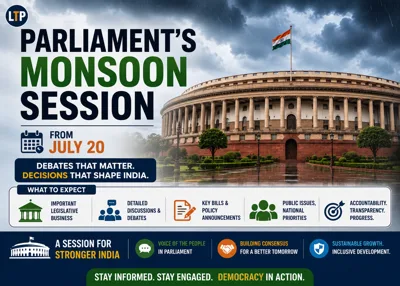 Parliament’s Monsoon Session from July 20: Rijiju